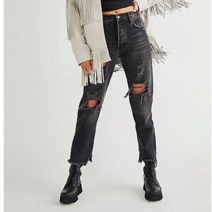 Free People - Distressed Ripped Jeans - Size 27